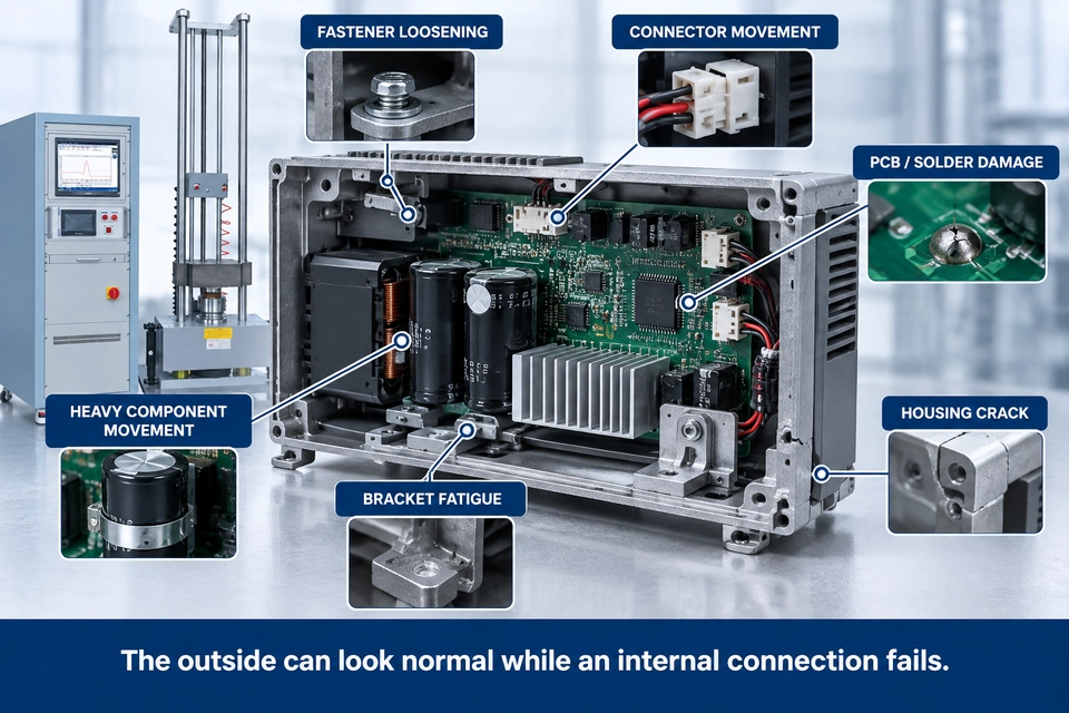 repetitive mechanical shock failure modes inside electronic equipment